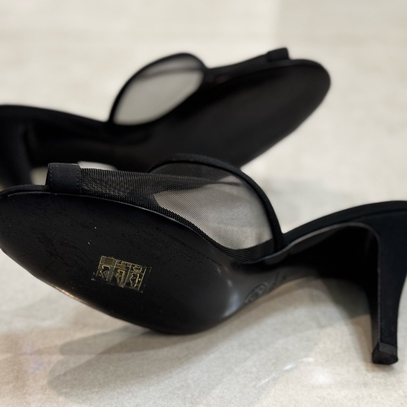 Chanel mesh open toe black slide - Picture 5 of 5